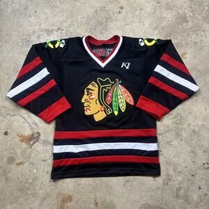 Vintage K1 NHL Chicago Blackhawks Hockey Jersey Size Youth L